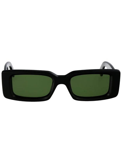 Eyewear Rectangle Frame Sunglasses Green Black - OFF WHITE - BALAAN 2