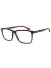 Eyewear Square Acetate Glasses Havana Brown - GUCCI - BALAAN.