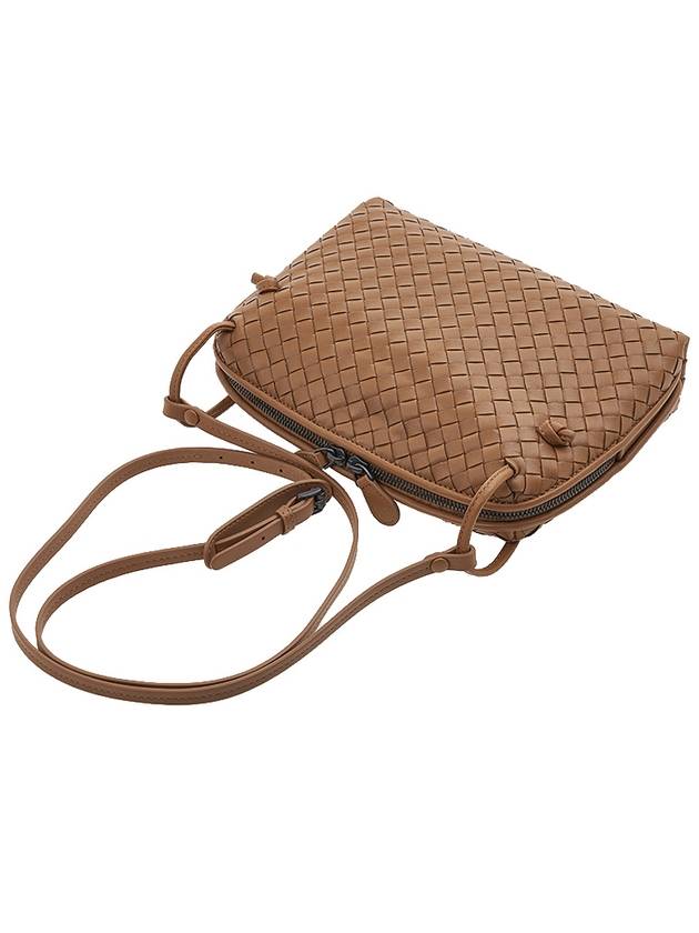 Small Intrecciato Shoulder Bag Brown - BOTTEGA VENETA - BALAAN 5