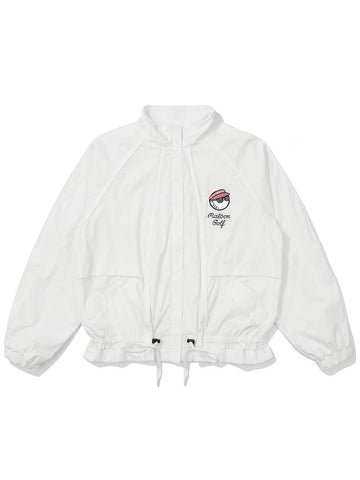 Shirring point jacket OFF WHITE WOMAN - MALBON GOLF - BALAAN 1