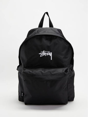 AU Australia Graffiti Canvas Backpack ST713023 Black ONE SIZE - STUSSY - BALAAN 1