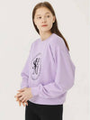 Brushed Options LESM Two Lines Logo Sweat Shirts LAVENDER - LE SOLEIL MATINEE - BALAAN 3