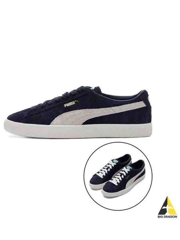 Suede Vintage Hairy Navy Ivory 385698 05 - PUMA - BALAAN 1