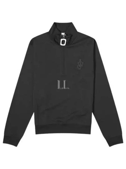 Anchor Logo Half Zip-Up Track Jacket Black - JW ANDERSON - BALAAN 2