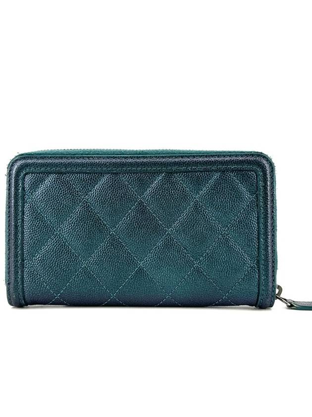 Caviar Cosmetic Zipper Medium Wallet - CHANEL - BALAAN 5