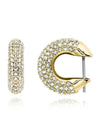 Dextera Hoop Earrings Gold - SWAROVSKI - BALAAN 3