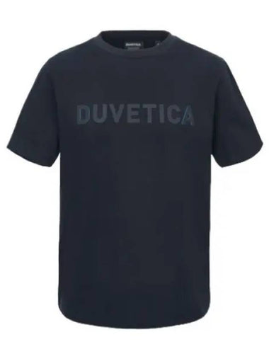 Nevsky dark navy women s short sleeved t shirt - DUVETICA - BALAAN 1