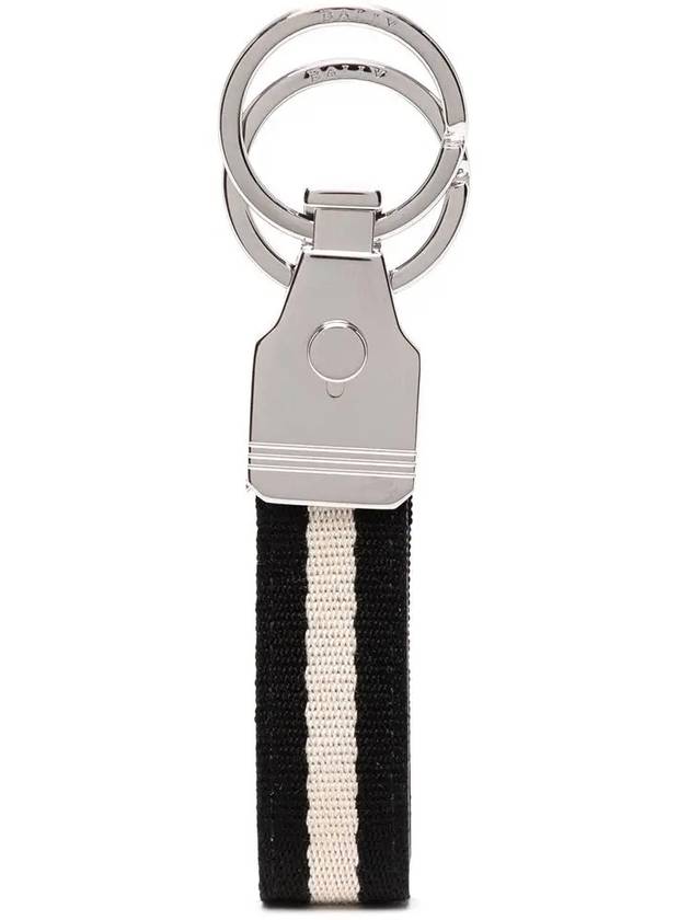 Liron Double Key Holder Silver - BALLY - BALAAN 2