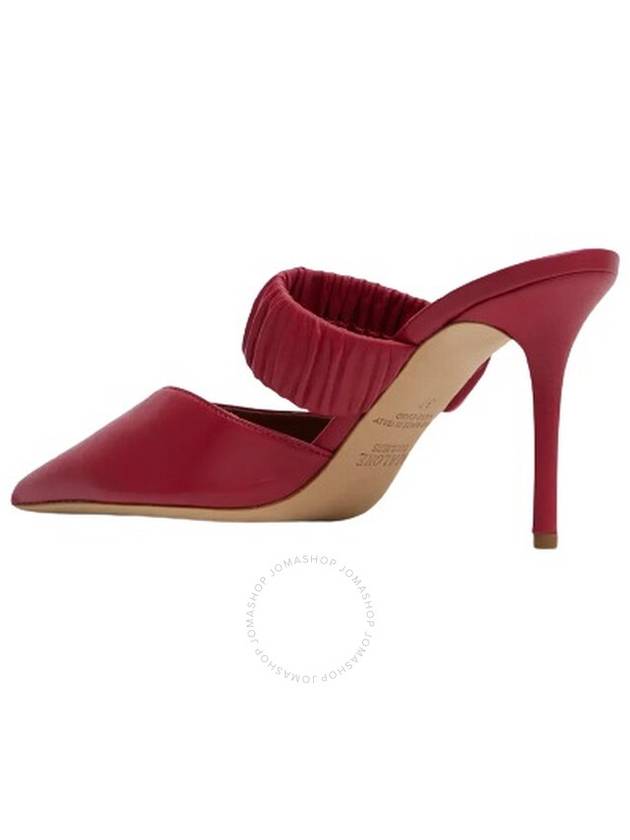 Malone Souliers Ladies Matilda 85 Pointed Leather Mules in Cherry/Cherry, Brand Size 37 ( US Size 7 ) - MALONE SOULIERS - BALAAN 2