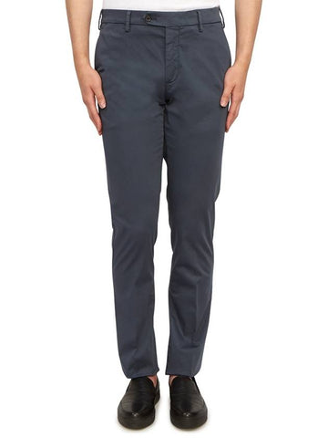 Cotton Straight Pants Navy - RVR LARDINI - BALAAN 1