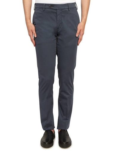 straight pants navy - RVR LARDINI - BALAAN 1