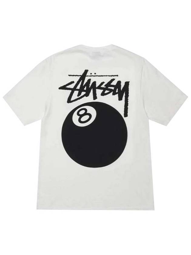 8 Ball T Shirt White Women - STUSSY - BALAAN 1