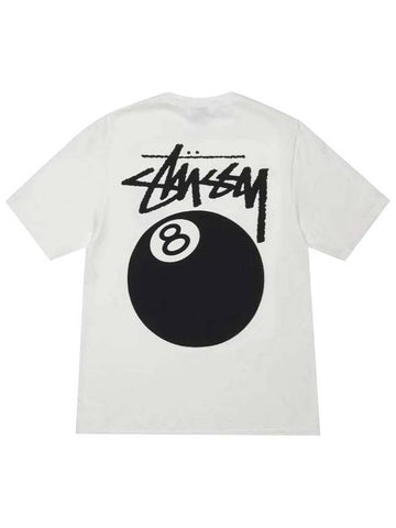 8 ball t shirt white women - STUSSY - BALAAN 1