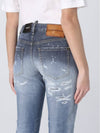 Distressed Flare Jeans Blue - DSQUARED2 - BALAAN 4