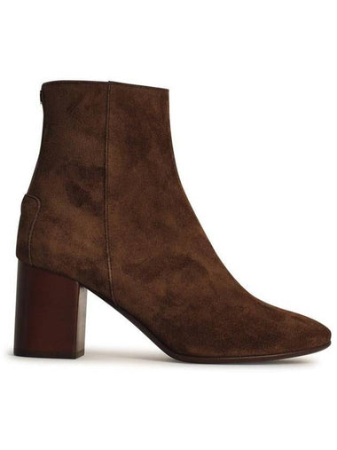 Tod'S Brown Suede Ankle Boots - TOD'S - BALAAN 1