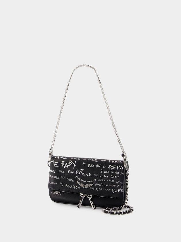 Rock Nano Graffiti Crossbody - Zadig & Voltaire - Leather - Black - ZADIG & VOLTAIRE - BALAAN 2