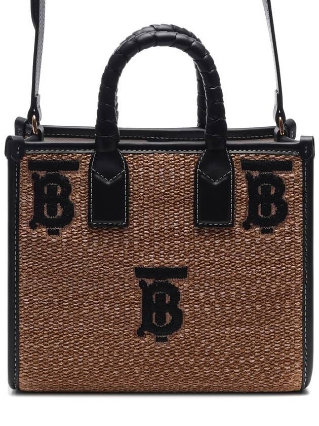 Mini Freya Tote Bag Natural - BURBERRY - BALAAN 3