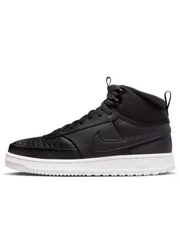 Court Vision Winter Mid-Top Sneakers Black - NIKE - BALAAN 1