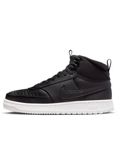 Court Vision Winter Mid-Top Sneakers Black - NIKE - BALAAN 1