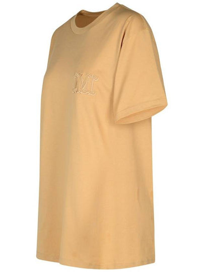 Max Mara Beige Cotton T-Shirt - MAX MARA - BALAAN 2