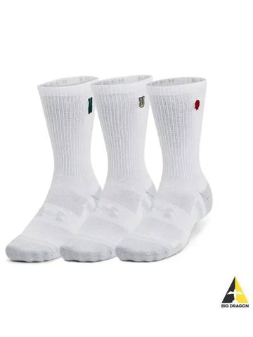 Unisex performance tech crew socks 3 pairs 1379515 103 - UNDER ARMOUR - BALAAN 1