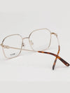 Glasses frame BY5072H 032 gold frame square metal frame light - BALLY - BALAAN 4