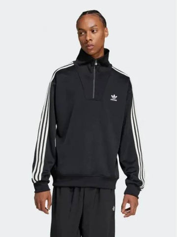 Funnel neck track top BLACK - ADIDAS - BALAAN 1