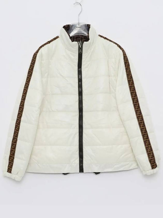 23Fw Kids Fendi Jacket Jua141 Aj2T F0Tu9 White - FENDI - BALAAN 2