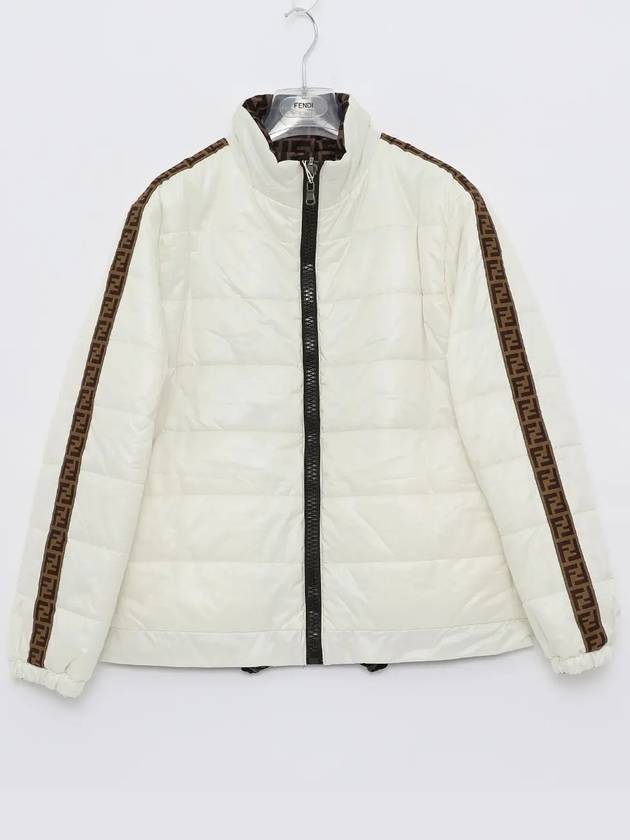 23Fw Kids Fendi Jacket Jua141 Aj2T F0Tu9 White - FENDI - BALAAN 4