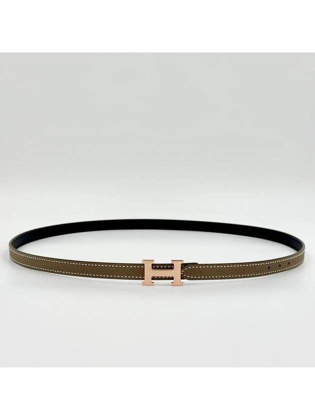 Focus Belt 13mm Women s Double Sided Reversible Leather Strap Etope H065538CABD - HERMES - BALAAN 6