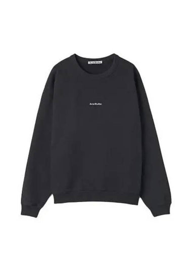 Sweatshirt Women s Stamp Logo Black - ACNE STUDIOS - BALAAN 1