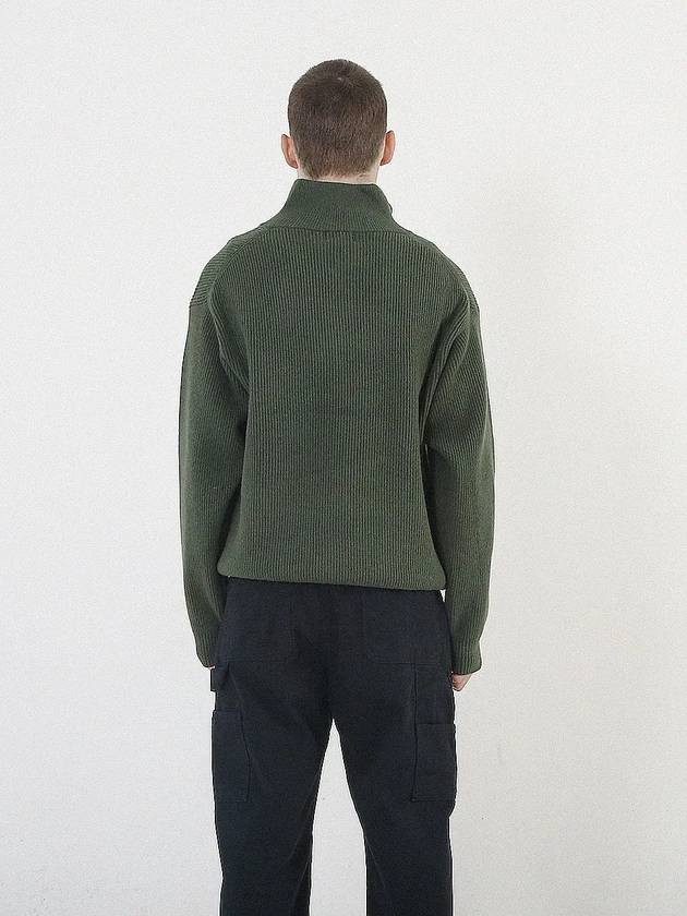 Modal Knit Half Zip up Green - CHANCE'S NOI - BALAAN 6