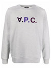 VPC Logo Cotton Sweatshirt Purple Grey - A.P.C. - BALAAN 2