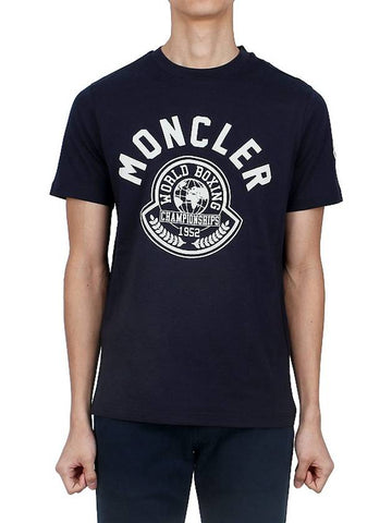 Logo cotton short sleeve t shirt 8C00022 829HP 778 - MONCLER - BALAAN 1