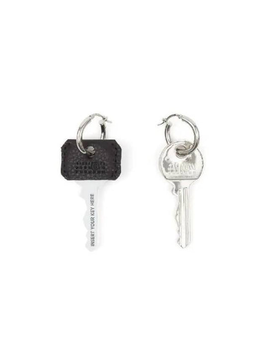 Numbering Key Drop Earrings Silver - MAISON MARGIELA - BALAAN 2