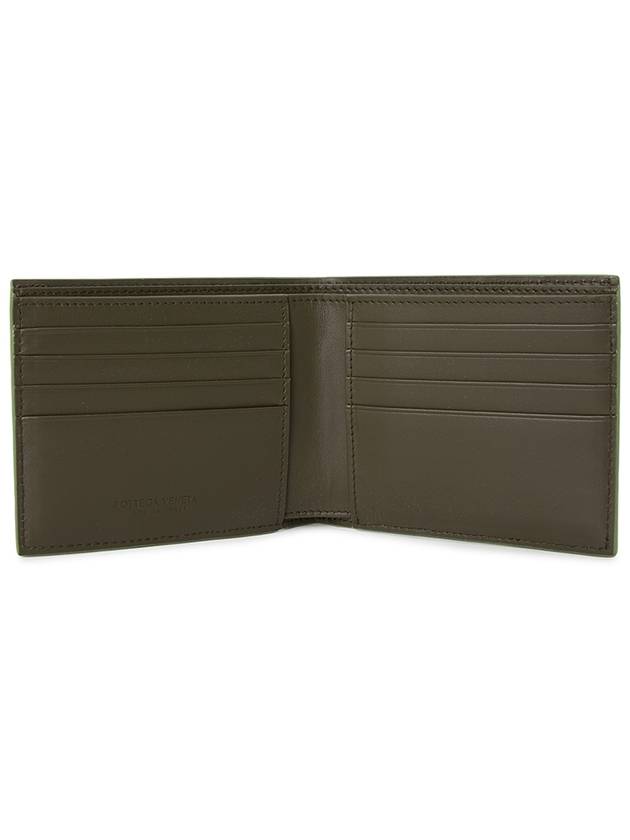 Intrecciato Bifold Half Wallet Light Khaki - BOTTEGA VENETA - BALAAN 5