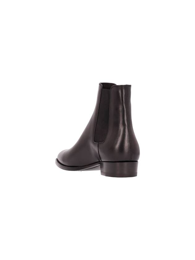 Classic Wyatt Chelsea Boots Black - SAINT LAURENT - BALAAN 4