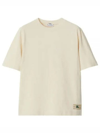 EKD Cotton Short Sleeve T-Shirt Ivory - BURBERRY - BALAAN 2