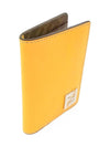 FF Square Leather Card Wallet Yellow - FENDI - BALAAN 4