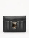 Quilted Leather Lola Card Case Black Light Gold - BURBERRY - BALAAN 2