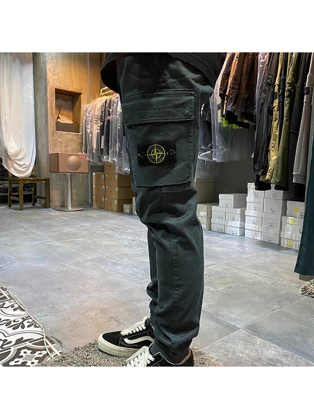 Wappen Patch Cargo Track Pants Grey - STONE ISLAND - BALAAN 4