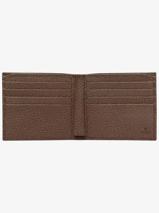 Ophidia GG Half Wallet Beige Ebony - GUCCI - BALAAN 3