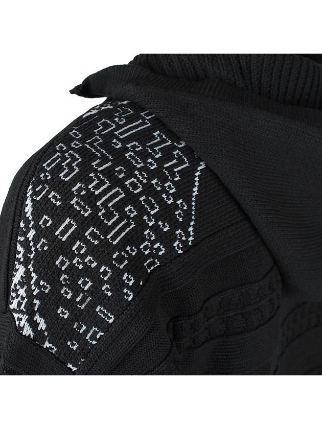 Shadow Knit Half Zipper Hoodie Navy - STONE ISLAND - BALAAN 9