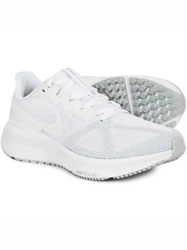 Zoom Structure 25 Low Top Sneakers White Pure Platinum - NIKE - BALAAN 3