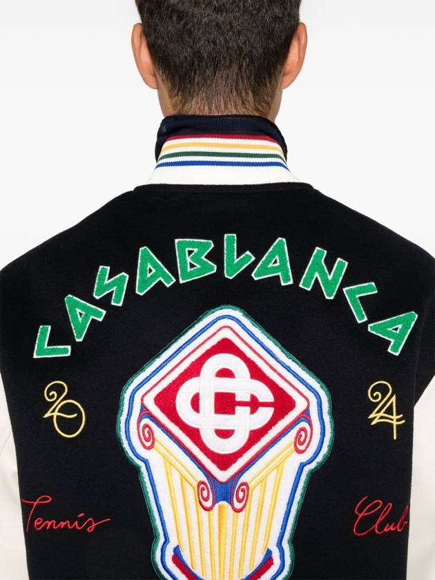 CASABLANCA CHENILLE EMBROIDERED PATCHWORK BOMBER JA - CASABLANCA - BALAAN 5