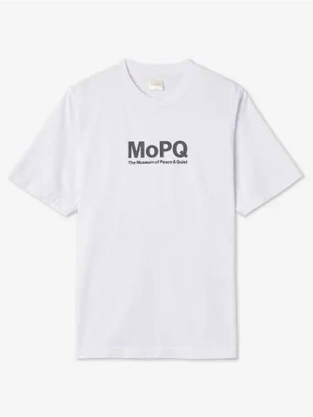 MUSEUM OF PEACE QUIET Contemporary Short Sleeve T Shirt White MOPQFALL2202Wwhite - MUSEUM OF PEACE & QUIET - BALAAN 1