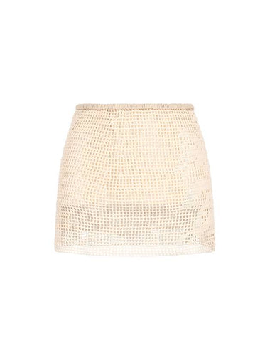 LACE CROCHET MINI SKIRT - MAGDA BUTRYM - BALAAN 1