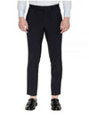 Men's Tapered Slim Fit Slacks Navy - HUGO BOSS - BALAAN 2