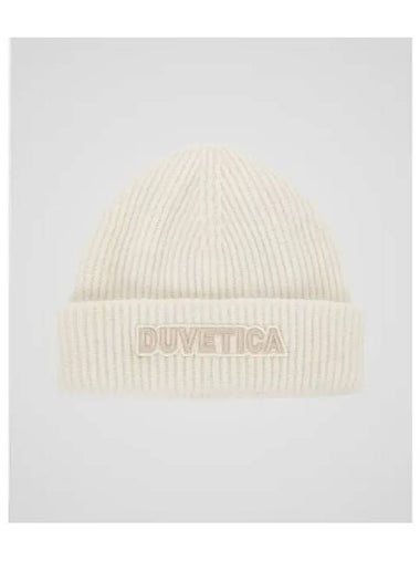 Aula Light Cream Unisex Beanie - DUVETICA - BALAAN 1