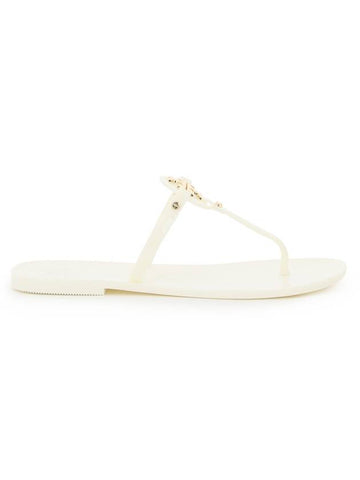 Miller Mini Flat Thong Flip Flop Ivory - TORY BURCH - BALAAN 1